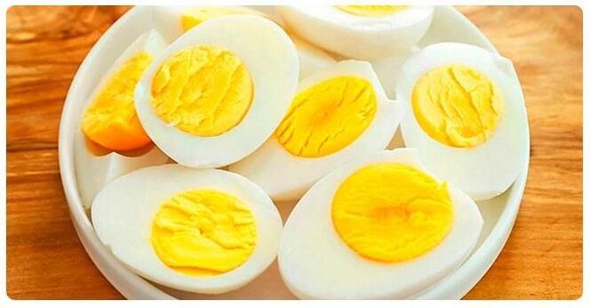 رجيم البيض لإنقاص الوزن. 